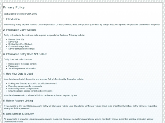 privacy-policy screenshot