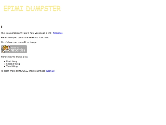 index screenshot
