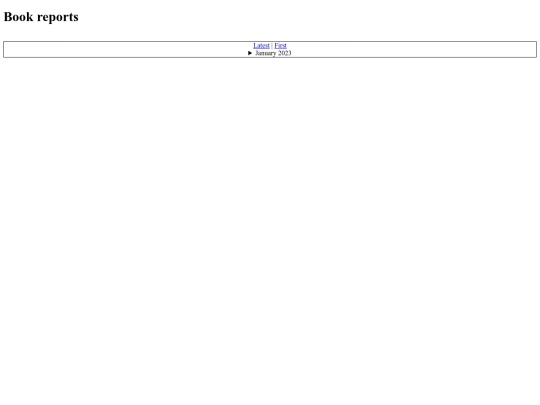 writing/bookreports screenshot