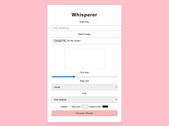 whisper/a screenshot