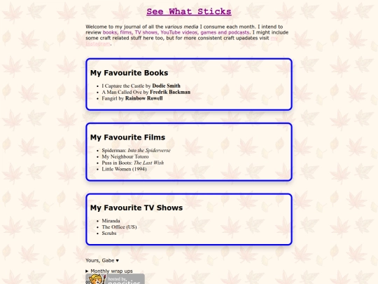 index screenshot