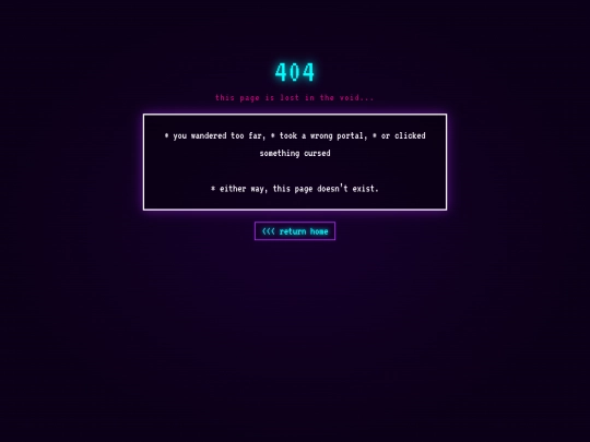 not_found screenshot