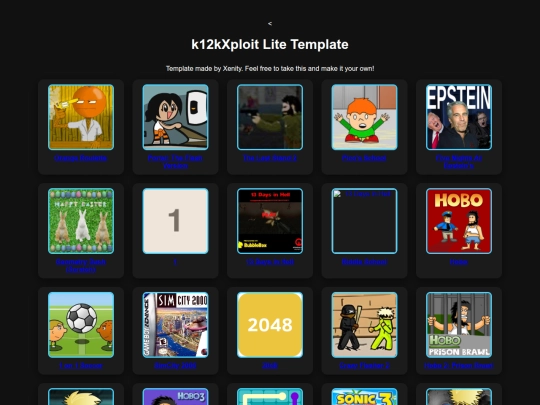 templates/ubg screenshot