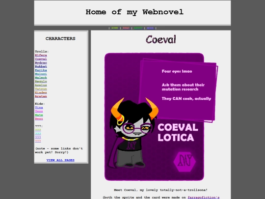 Coeval screenshot