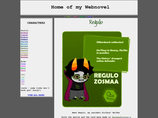 Regulo screenshot