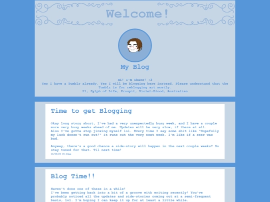 blogs/MyBlog screenshot