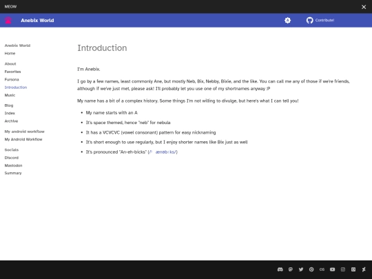 about/introduction screenshot