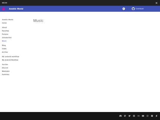 about/music screenshot