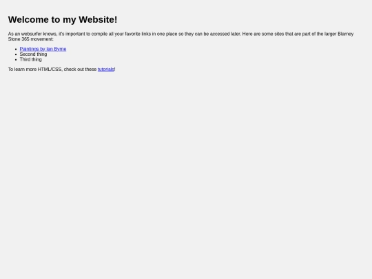 links screenshot
