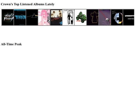 albums screenshot