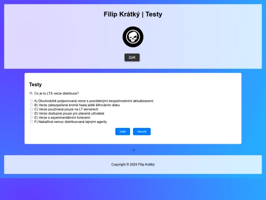 testy screenshot