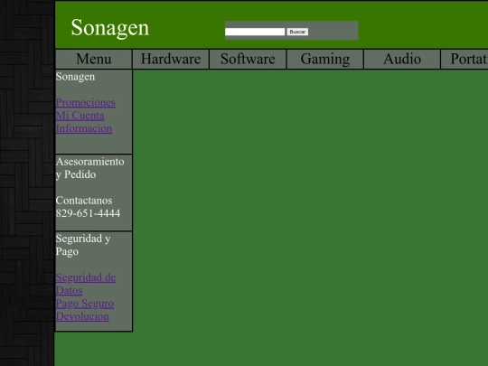 Pagina Web Layout screenshot