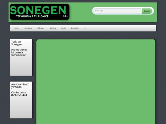 PaginaWEB/Hardware screenshot