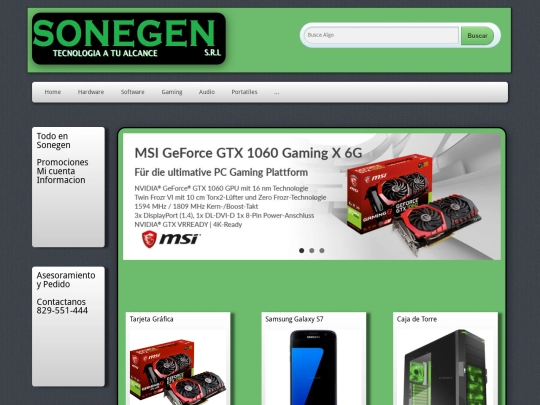 PaginaWEB screenshot