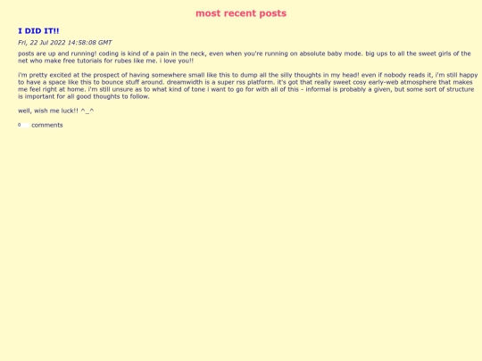 posts screenshot