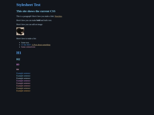 example screenshot
