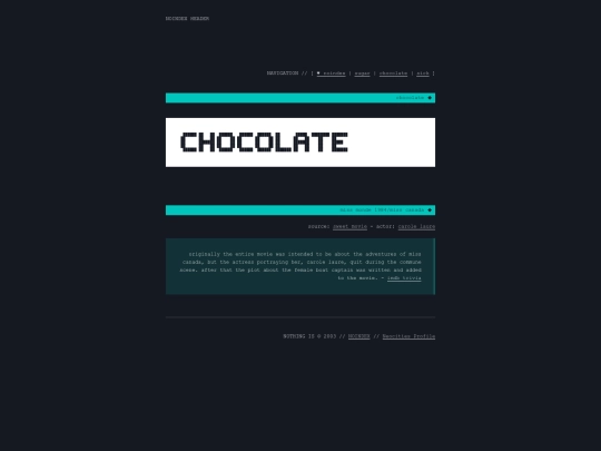 chocolate screenshot