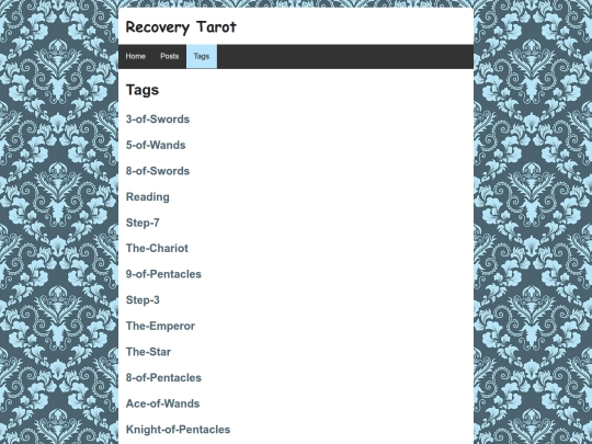 tags screenshot