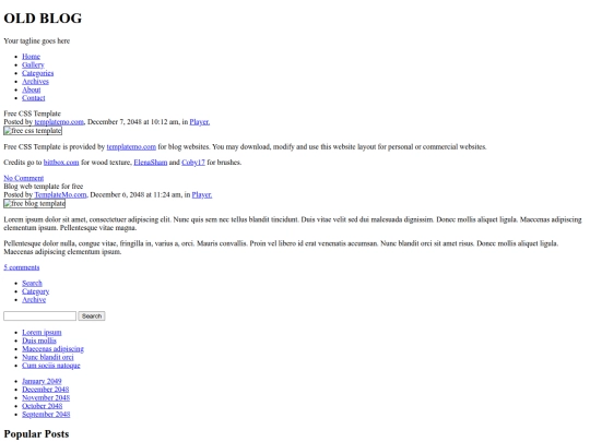 index screenshot