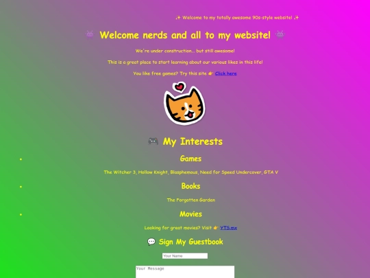 index screenshot