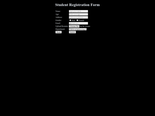 venky-form-page screenshot