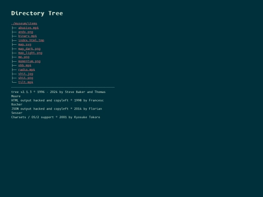 museum/items screenshot