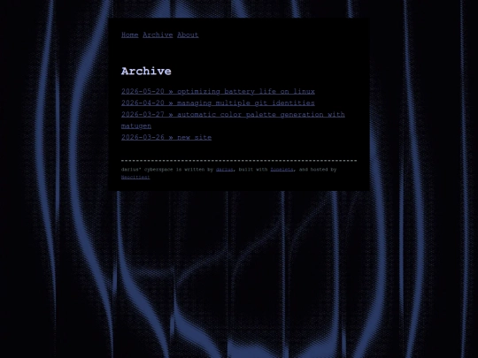 archive screenshot