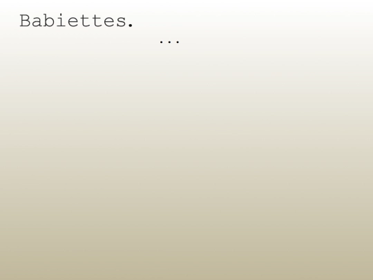 Babiettes/babiettes screenshot