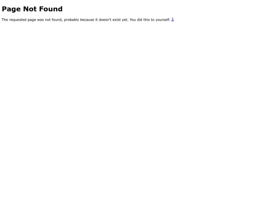 not_found screenshot