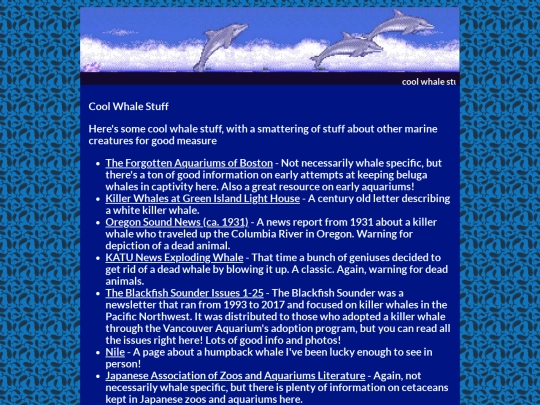 Cool whale stuff screenshot