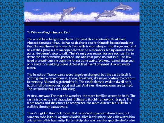 beginning and end screenshot