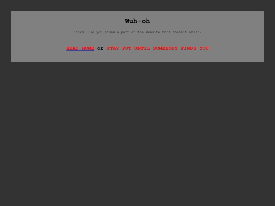 not_found screenshot