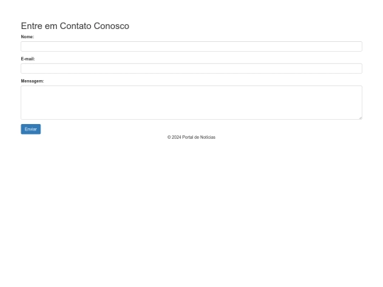 site boostrap/formulario screenshot
