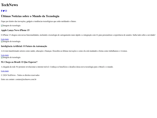 site boostrap/tecnologia screenshot