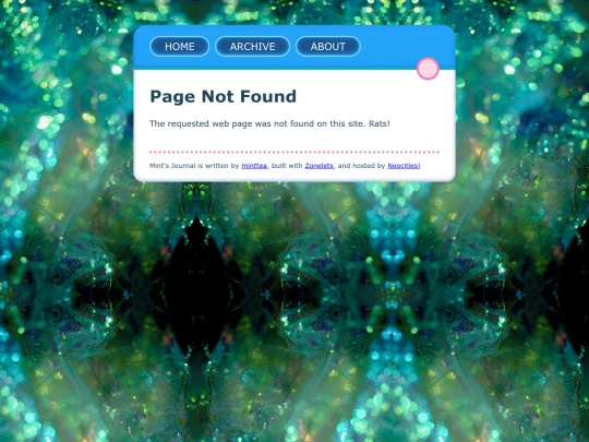 zonelets/not_found screenshot