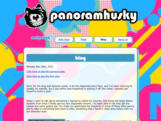 blog screenshot