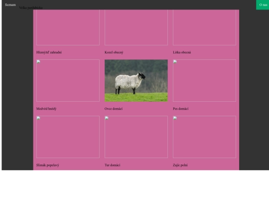 tabulka 9 obrazku/tabulkaa screenshot