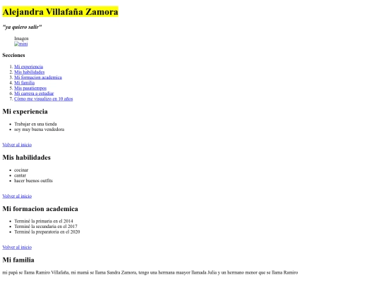 Curriculum screenshot