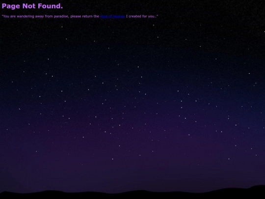 not_found screenshot