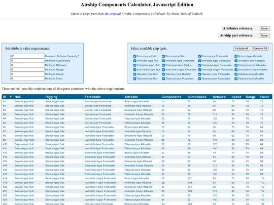 airship-parts-calc screenshot