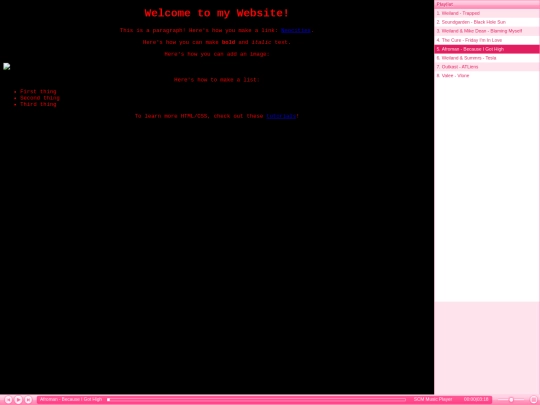 test screenshot
