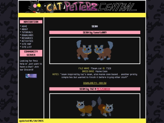 downloads/breeds/seam screenshot