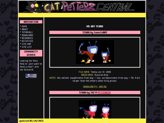 downloads/breeds/tenna screenshot