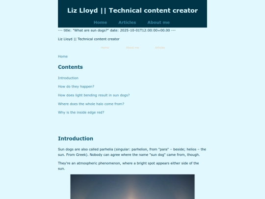 explanations/sundogs screenshot