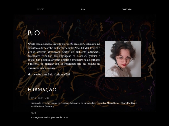 bio screenshot