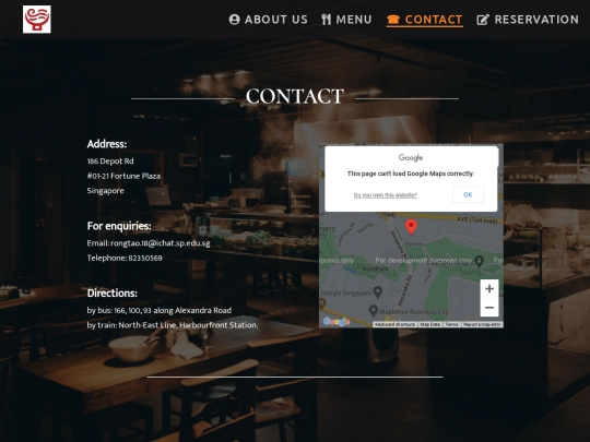 contact screenshot