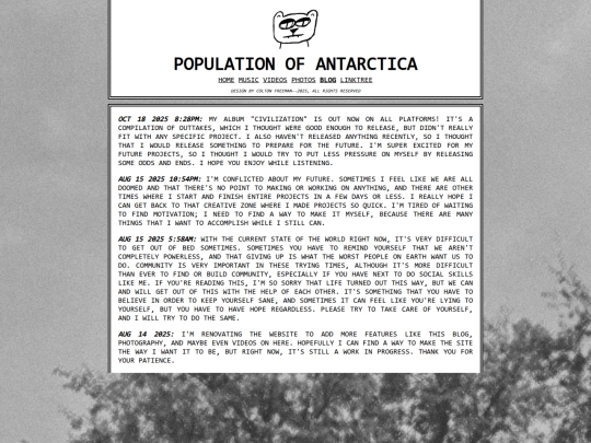 blog screenshot