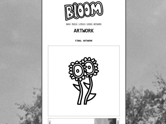 bloom-artwork screenshot