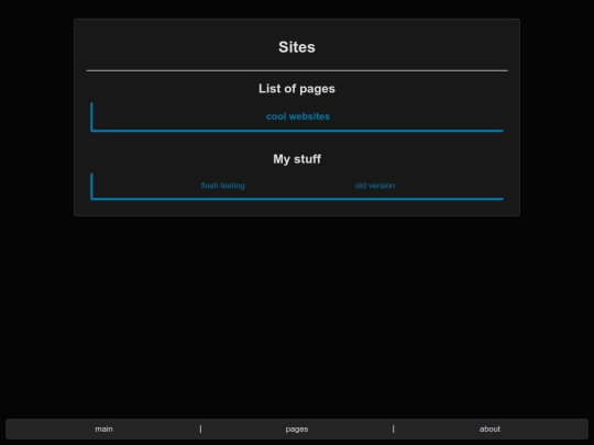 list screenshot