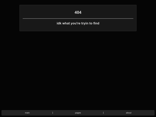 not_found screenshot